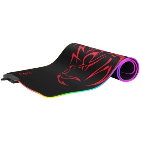 MARVO MG010 rug, game, 800x300x4 mm, RGB, black-4