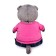 Soft toy "Basik in jeans and raspberry t -shirt", 25 cm