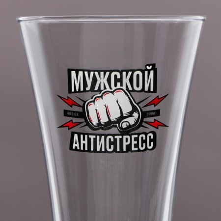 Beer glass "Male Antistress", 320 ml-2
