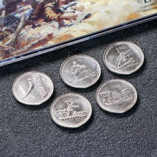 Album of collectible coins 