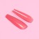 Patch nails, 100 pcs, in a container, pink color