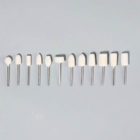Freems felt for manicure in a plastic organizer, 12 pcs-2