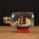 The souvenir ship "Alexander", in a bottle, horizon. 7.5*4*5cm