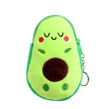 Avocado wallet, on a key fabric, species mix