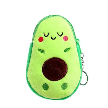 Avocado wallet, on a key fabric, species mix