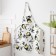 Apron "Ethel" pears 60x65cm, 100% cotton, sarzha 190 g/m2