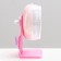 Carno rodents wheel is quiet, on a stand, 12 cm, pink