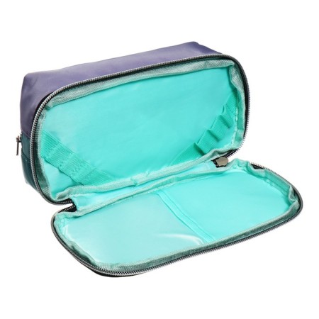 The pencil case is soft, 2 compartments, 80 x 210 x 60 mm, voluminous, Devente Block Coloirs. MARANDI 7025417-3