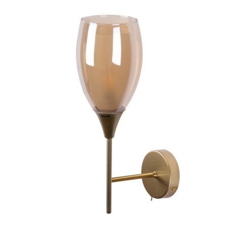 Sconces Arte Lamp Barry A7951AP-1GO, E14, 40 W, 12x18x38 cm, golden