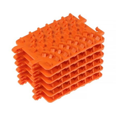 Antibux 13.5x19.5x3 cm, set 6 pcs, orange-4