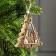 Christmas tree toy "Christmas tree with a bear", from batteries, a glow of warm white