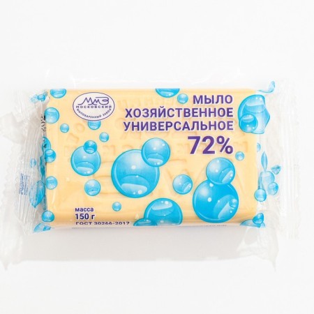 Laundry soap 72% 150 grams packed, universal