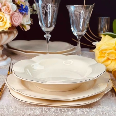 A set of deep plates Lenardi “Mirage”, D = 23 cm, 6 pcs