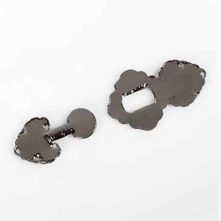 Decorative fastener, 6.3 × 2.8 cm, black color-2