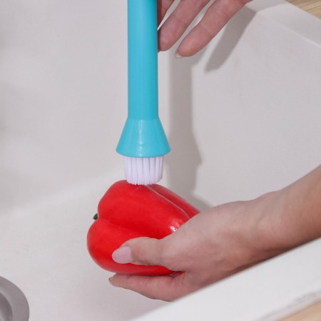 Brush - nozzle for a kitchen valve, holes diameter 2.5 cm, length 32 cm, brush length 2.5 cm-1