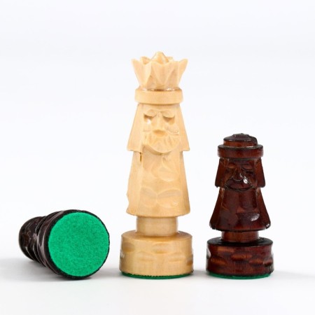 Chess Polish Madon, manual work "Gevont", 50 x 50 cm, king h = 10 cm, weighted-3
