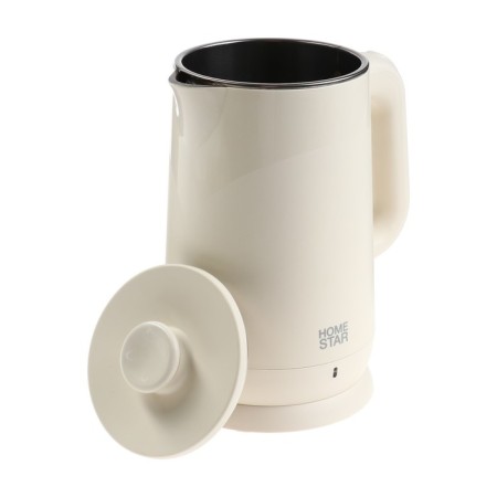 Electric kettle Homestar HS-1006, plastic, flair, 1.8 l, 1500 watts, beige-14
