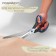 Portnovsky scissors, mowed blade, heat -resistant handles, 12.2 ’’, 31 cm, black/blue color