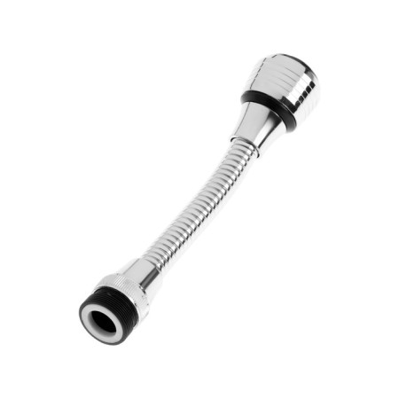 Zein aerator, stream adjustment, on a flexible hose, 160 mm, universal, plastic-6