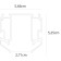 Profile for the ARTE LAMP Linea-CCCESSORES A620205, 5.66x200x5.25 cm, gray.