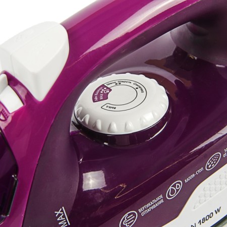 Iron CENTEK CT-2348, 1300-1800 watts, ceramic soles, 200 ml, purple-2