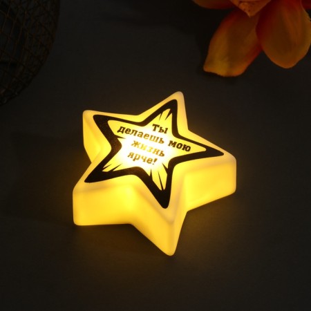 Spinker "Star" (Rays) LED 3XLR1130 7x7x2.5cm-1