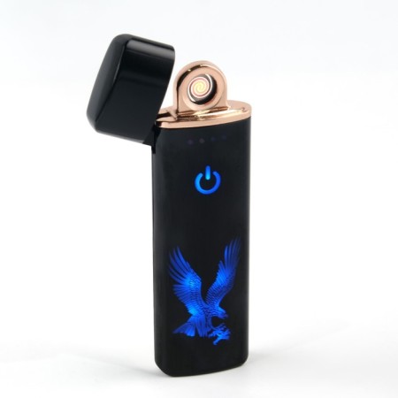 Electronic lighter, spiral, USB, 3.2 x 7.5 cm, in the bag, mix-3