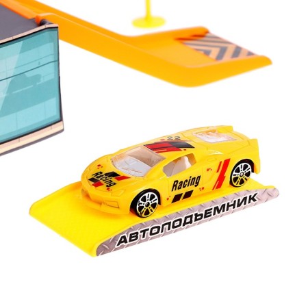 Children's garage "Parking", 1 machine, accessories-5