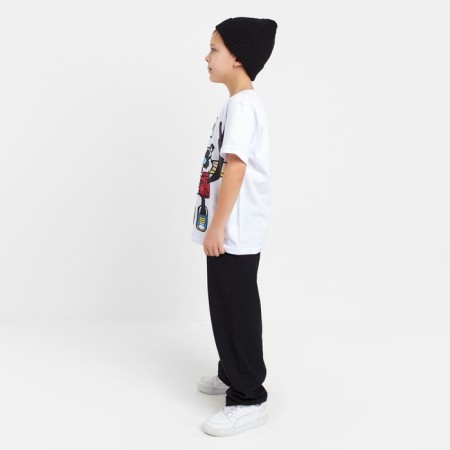 A set for a boy (T-shirt, trousers) KAFTAN "HYPE", height 164-170, white/black color-3