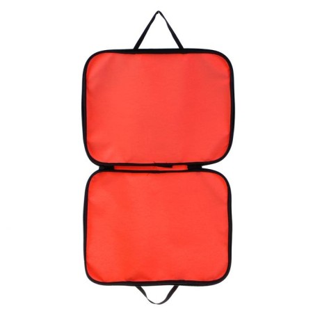 Folder with handles textile A4, 350 x 270 x 20 mm, calligrata "office", nylon 600D, two -tone Kant, orange-3