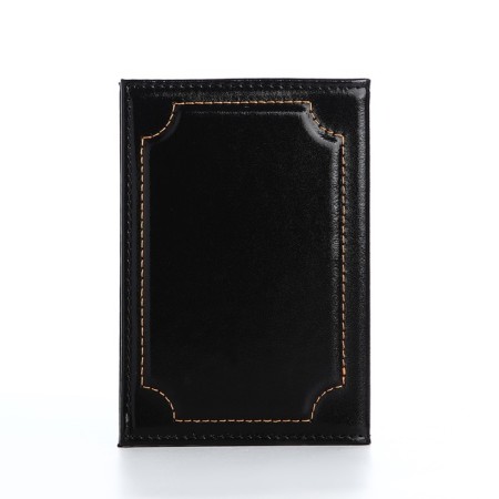 Cover for passport, black color-2