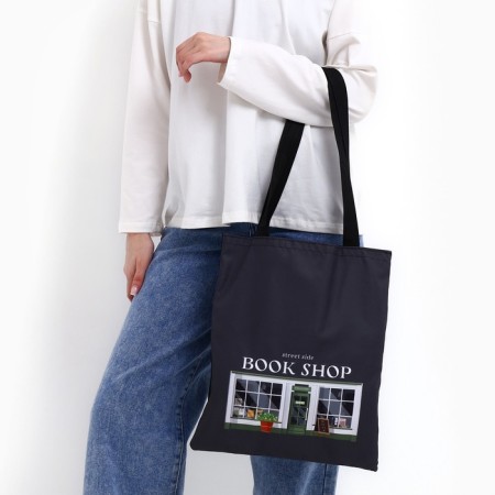 Bag Schoper Book Shop 35x0.5x40, Department without lightning, without lining, black-2