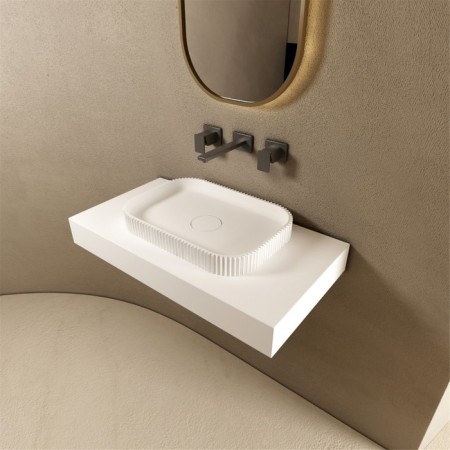 ABBER STEIN AS2602 sink, invoice, 500x350x60 mm, white, matte-3