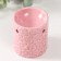 Aroma lamp ceramics "chamomile" pink 6.7x6.7x7.5 cm