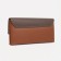 Women's wallet on magnets, red/brown color