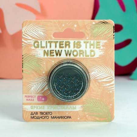 Small crystals for nail decor Glitter Is the New World