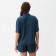 Female pajamas (shirt and shorts) KAFTAN SILK "strip" R.40-42, dark blue
