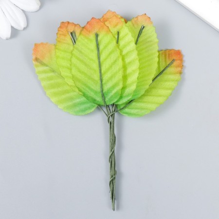Decor for creativity "Birch sheet" autumn (1 set = 1 bouquet) in the bouquet 10 pcs