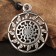 The amulet "Black Sun", metal pudter, art casting