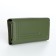 Women's wallet on magnets, green color