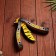 Wooden souvenir "Butterfly knife" tiger
