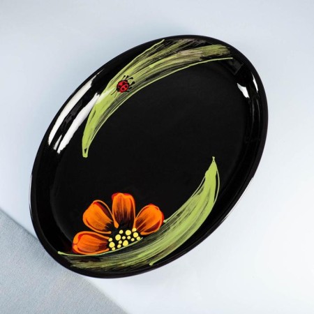 Set for drinks "Festive" ladybug, 4x0.2l / 1.4l / 34.5x24.5cm-1