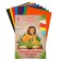Set for children's creativity A4, 8 sheets color paper + 8 sheets of colored cardboard + 4 sheets white cardboard, "zoo" lion