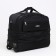 Road bag on wheels, a lightning department, with an increase, an outer pocket, black color