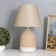 Table lamp "Aime" 1x40W E14 ivory 25x25x40cm