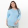 Women's longing, blue color, size 48