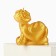 New Year's candle "Snake Milashka", for the New Year, Golden, 69 x 61 x 36
