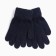 Children's gloves, dark blue color, size 17 (11-12 years)
