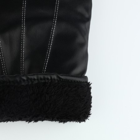 Gloves male, dimensionless, with insulation, black color-3