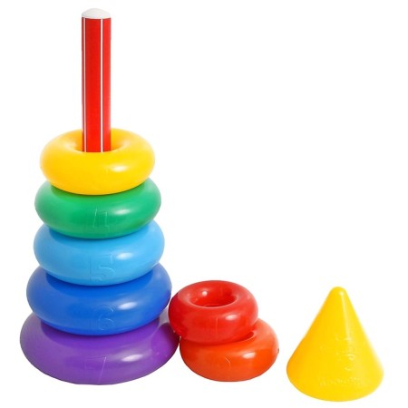 Pyramid, 7 rings with a cone-4
